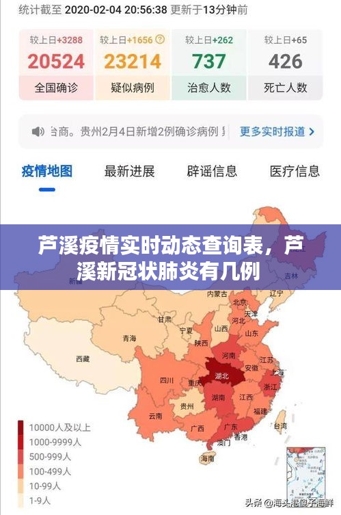 蘆溪疫情實時動態(tài)查詢表，蘆溪新冠狀肺炎有幾例 