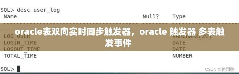 oracle表雙向?qū)崟r同步觸發(fā)器，oracle 觸發(fā)器 多表觸發(fā)事件 