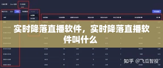 實(shí)時降落直播軟件，實(shí)時降落直播軟件叫什么 