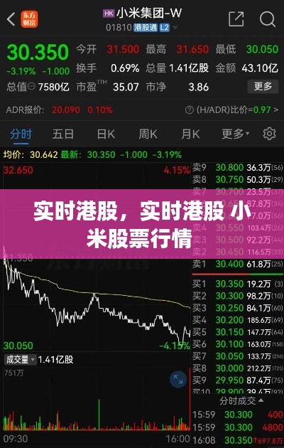 實(shí)時(shí)港股，實(shí)時(shí)港股 小米股票行情 