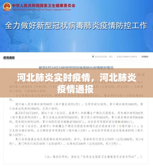 河北肺炎實時疫情，河北肺炎疫情通報 