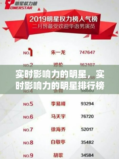 實(shí)時(shí)影響力的明星，實(shí)時(shí)影響力的明星排行榜 