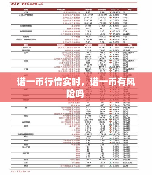諾一幣行情實(shí)時(shí)，諾一幣有風(fēng)險(xiǎn)嗎 