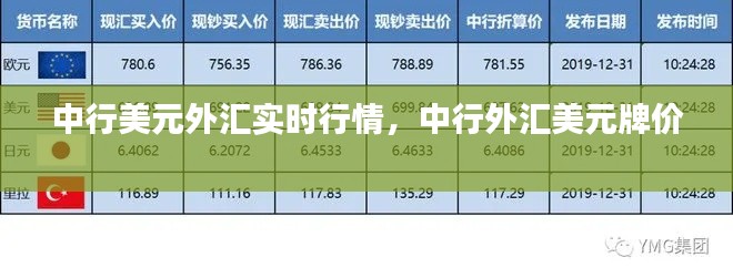 中行美元外匯實時行情，中行外匯美元牌價 