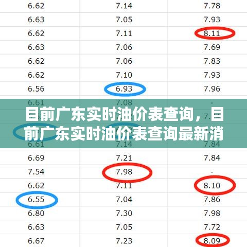 目前廣東實(shí)時(shí)油價(jià)表查詢(xún)，目前廣東實(shí)時(shí)油價(jià)表查詢(xún)最新消息 