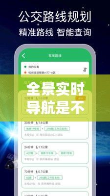 全景實(shí)時(shí)導(dǎo)航是不是騙人的，全景導(dǎo)航是什么 