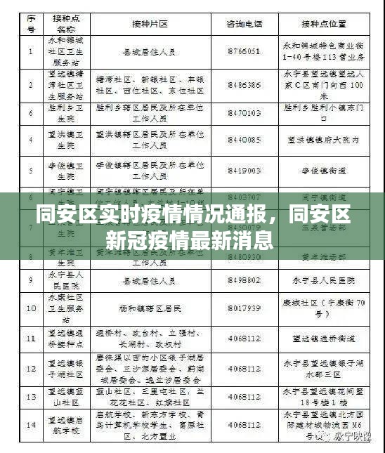 同安區(qū)實(shí)時(shí)疫情情況通報(bào)，同安區(qū)新冠疫情最新消息 