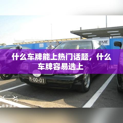 什么車牌能上熱門話題，什么車牌容易選上 