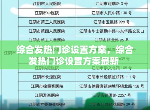 綜合發(fā)熱門診設(shè)置方案，綜合發(fā)熱門診設(shè)置方案最新 