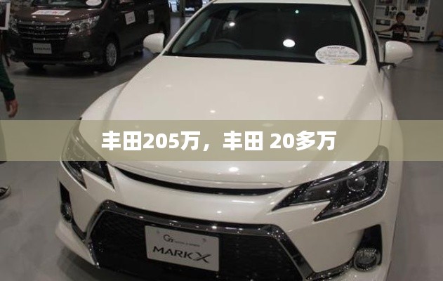 豐田205萬，豐田 20多萬 