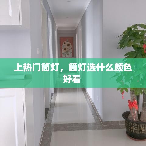 上熱門筒燈，筒燈選什么顏色好看 