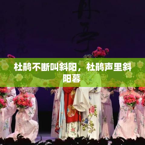 杜鵑不斷叫斜陽，杜鵑聲里斜陽暮 