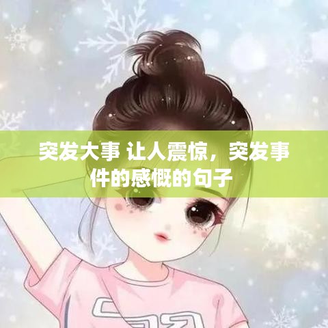 突發(fā)大事 讓人震驚，突發(fā)事件的感慨的句子 