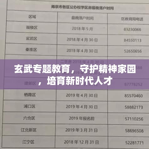 玄武專題教育，守護(hù)精神家園，培育新時(shí)代人才