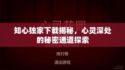 知心獨(dú)家下載揭秘，心靈深處的秘密通道探索
