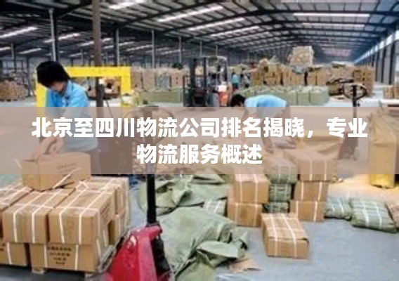 北京至四川物流公司排名揭曉，專業(yè)物流服務(wù)概述