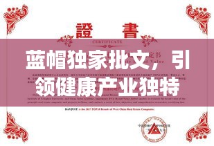 藍帽獨家批文，引領健康產(chǎn)業(yè)獨特力量，打造健康新紀元！