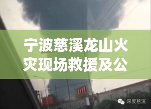 寧波慈溪龍山火災(zāi)現(xiàn)場(chǎng)救援及公眾反應(yīng)實(shí)時(shí)更新視頻消息