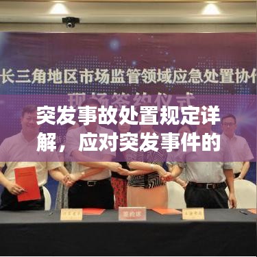 突發(fā)事故處置規(guī)定詳解，應(yīng)對突發(fā)事件的必備指南