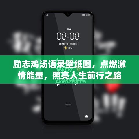 勵(lì)志雞湯語(yǔ)錄壁紙圖，點(diǎn)燃激情能量，照亮人生前行之路