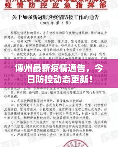 博州最新疫情通告，今日防控動(dòng)態(tài)更新！