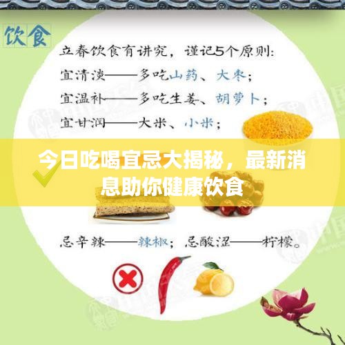 今日吃喝宜忌大揭秘，最新消息助你健康飲食