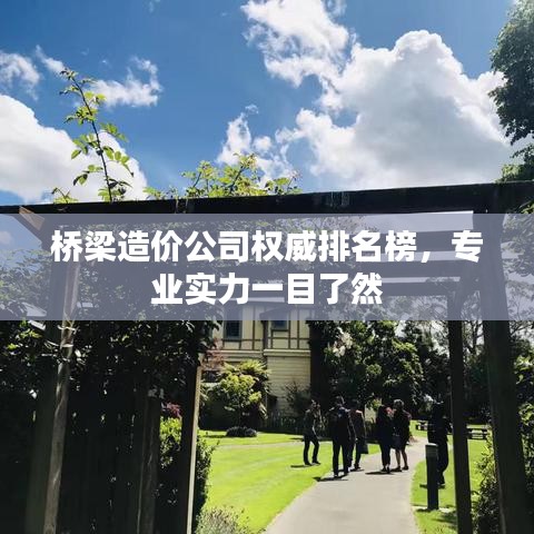 橋梁造價公司權威排名榜，專業(yè)實力一目了然