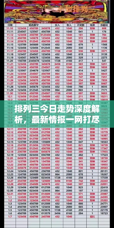 排列三今日走勢(shì)深度解析，最新情報(bào)一網(wǎng)打盡