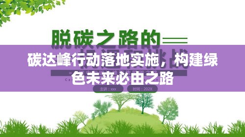 碳達(dá)峰行動(dòng)落地實(shí)施，構(gòu)建綠色未來(lái)必由之路