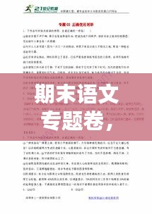 期末語文專題卷，深化理解，助力語文應(yīng)用能力飛躍提升
