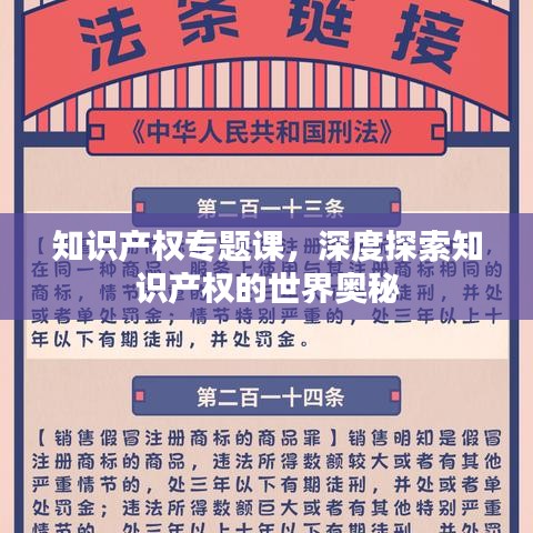 知識(shí)產(chǎn)權(quán)專題課，深度探索知識(shí)產(chǎn)權(quán)的世界奧秘