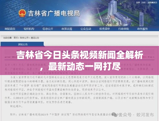 吉林省今日頭條視頻新聞全解析，最新動(dòng)態(tài)一網(wǎng)打盡