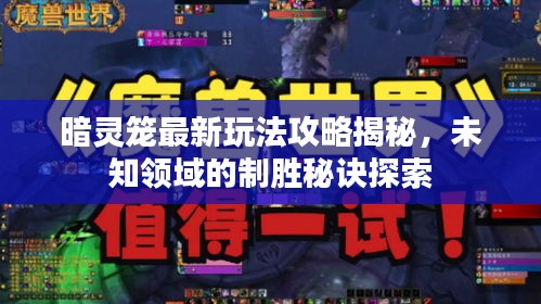 暗靈籠最新玩法攻略揭秘，未知領(lǐng)域的制勝秘訣探索