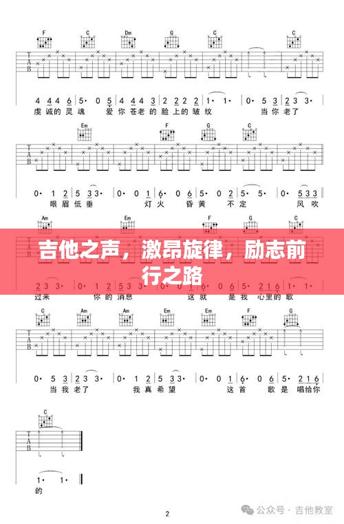吉他之聲，激昂旋律，勵志前行之路