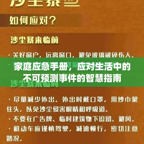 家庭應(yīng)急手冊，應(yīng)對生活中的不可預(yù)測事件的智慧指南