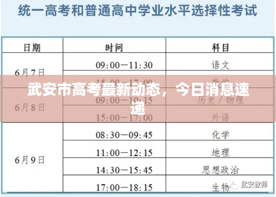武安市高考最新動態(tài)，今日消息速遞